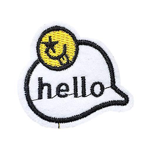 刺繍 ワッペン 糊つき Amazon.co.jp: ワッペン 刺繍ワッペン アイロン接着 縦4.3cm×横4.7cm